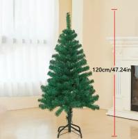 Árbol de Navidad Artificial Verde o Blanco, Alturas de 60 cm, 90 cm, 120 cm, 150 cm, 180 cm, 210 cm y 240 cm, Ramas Abatibles y Desmontables, Soporte Metálico Plegable, Fácil Montaje y Resistente al Fuego, Ideal para Decoración Navideña - details 11