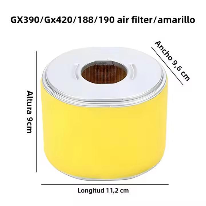 Filtro De Aire Para Motor De Gasolina GX270/GX390/GX420 Elemento De Reparación Y Reemplazo Herramientas Accesorios - 1