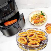 Rack De Air Fryer Pila De 3 Capas Relleno De Acero Inoxidable Adecuado Para Horno Cocina Vaporizador Hogar Gadgets - details 2