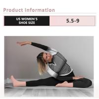 4 Pares De Calcetines De Yoga Para Mujer Color Sólido Antideslizante Para Pilates Y Baile Ballet Altura Media Algodón Polyester - details 3