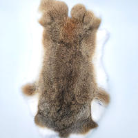 Alfombra De Peluche De Conejo De Color Natural Irregular Súper Suave Para Decoración De Hogar Protección De Rodillas Y Cintura Tapete De Faux Fur Para Adultos - details 4