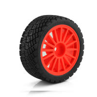 Pneumático De Carreras RC 1/10 Para Carro De Rally En Carretera RS Neumático De Plástico Para Tamiya TT01 TT02 XV01 TA06 PTG2 HPI KYOSHO WR8 HSP Partes De Mejora - details 1