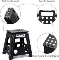 Taburete Plegable de plástico , Taburete Plegable para Cocina, Taburete Plegable Antideslizante para Adultos, Taburete de escalón de plástico [colores se envia aleatorio] - details 4