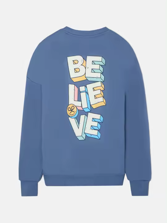 Silbon - Sudadera special fit believe azul - 1