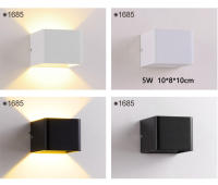 Lámpara De Pared Moderna TRAZOS IP65 Impermeable Para Exterior Y Dormitorio Iluminación Circular Y Cuadrada Decorativa Con Luz LED Para Jardín Porche Cocina Comedor Estudio Baño - details 2