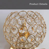 Lámpara De Pared Moderna De Cristal Sconce Iluminación Fija E27 Para Dormitorio Y Sala De Estar Estilo Retro Industrial Decoración De Lujo - details 6
