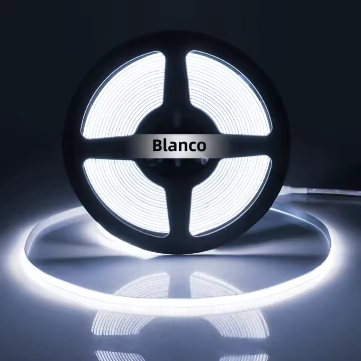 Tira De Luz LED COB Flexible 12V Alta Brillo Para Cocina Armario TV Decoración De Habitaciones Y Coches Tape De Neón Luz De Escritorio - 1
