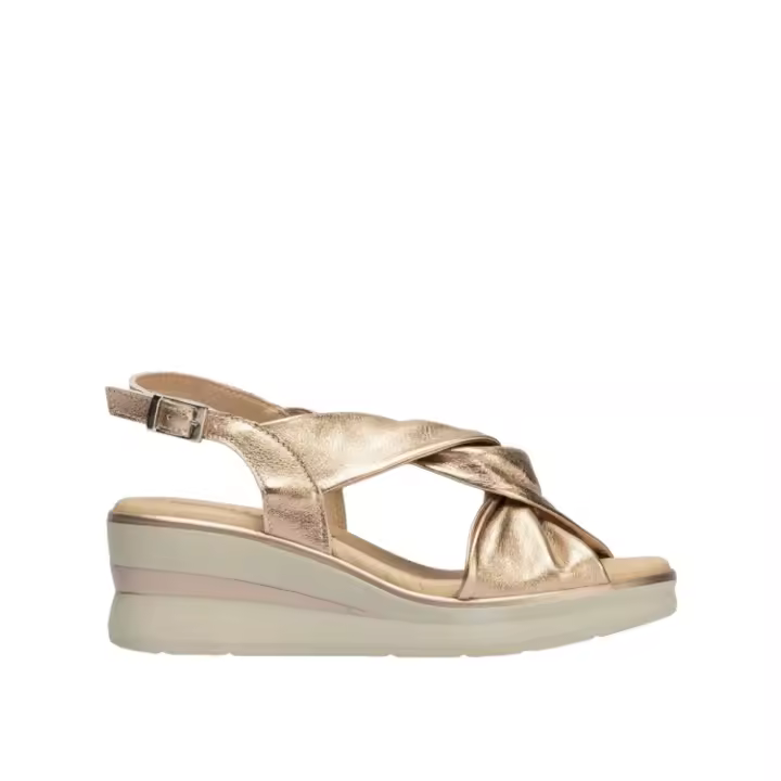 Shoes Sandalias marca Pitillos para mujer en color oro - 1