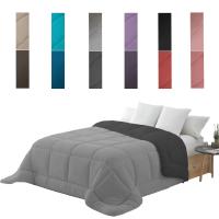 Edredón Nórdico Bicolor 350gsm Ultrasuave de Estilo Moderno 100% Microfibra, Medida180x260/230x260cm para Cama de 90/105/135 y 150 , 6 Colores Disponible Ideal para Todas las Estaciones. - details 0