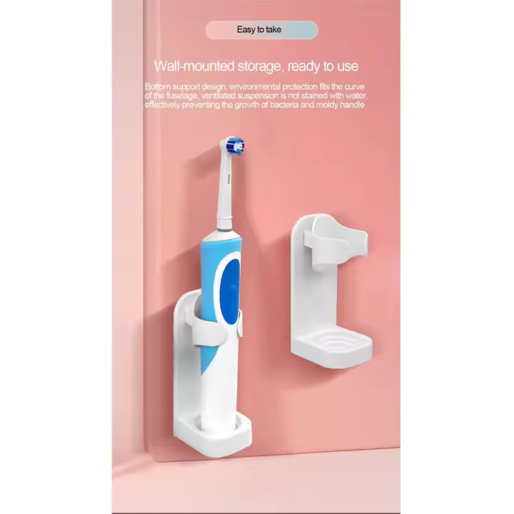 Soporte para cepillos de dientes sin rastro, soportes para cepillos de dientes eléctricos montados en la pared para baño, soporte para cepillos de dientes para adultos, colgador, accesorios de baño  DESDE ESPAÑA  MARKETPLACEXT   H39 - 1