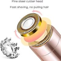 Mini depiladora portátil para Cejas y Labios, eléctrica para Mujer (rosa) - details 1
