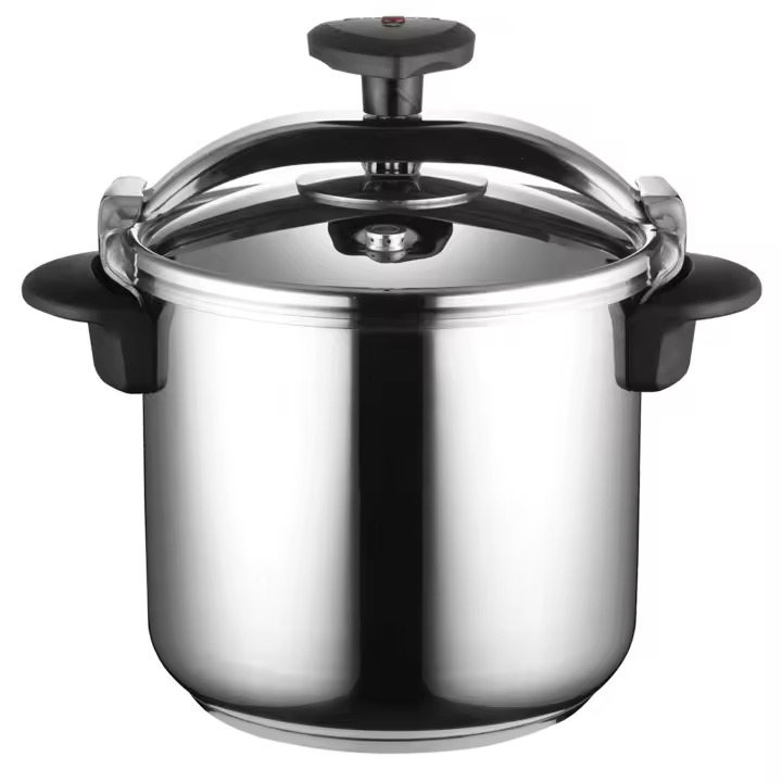 Magefesa Star Recta - Olla Express Tradicional, Acero Inoxidable 18/10, para Todo Tipo de Cocinas, Inducción, 3 Sistemas de Seguridad - 1