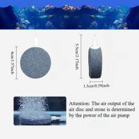 Pompa De Aire Para Acuario 40mm Piedra De Burbujas Para Piscina Aerador De Hidroponia Placa De Oxígeno Material Plástico Potencia 3W - details 0