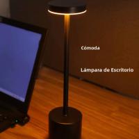 Lámpara De Mesa LED Recargable Con Sensor Táctil Simple 3 Colores Ajustables Luz Ambiente Creativa Para Cama Decoración De Habitación - details 5