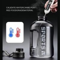 Botella Deportiva De Agua De 1.7L/2.7L Para Gimnasio Ciclismo Camping Fitness Portátil Gran Capacidad Kettle Para Hombres - details 1