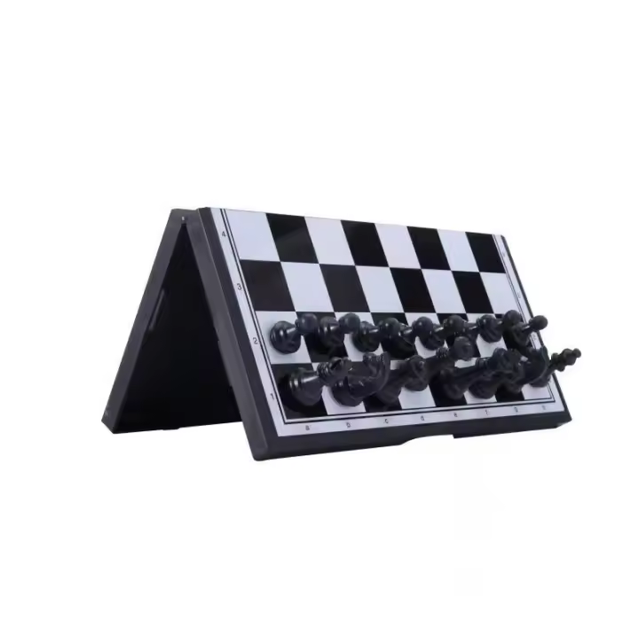Juego de ajedrez, tablero plegable, piezas magnéticas, juguetes de Ajedrez de viaje para niños y adultos, juego de Ajedrez portátil, Juegos de Mesa Educativos, regalos - 1