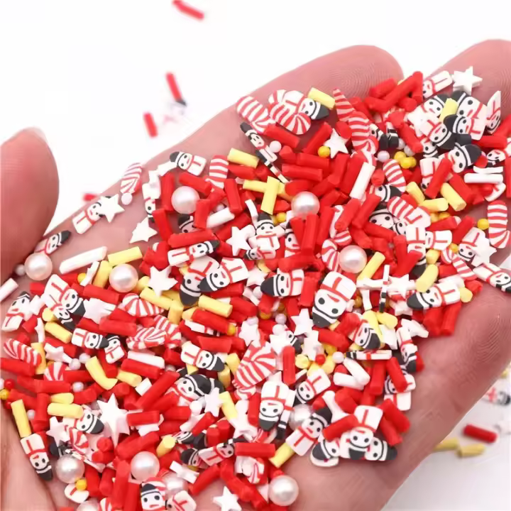 Polvo De Arcilla Polimérica Para Navidad Y Halloween Películas De Polvo De Pato De Navidad Especias De Nieve Pingüino DIY Suministros Para Uñas Slime Y Fundas De Teléfono Regalo De Juguetes - 1