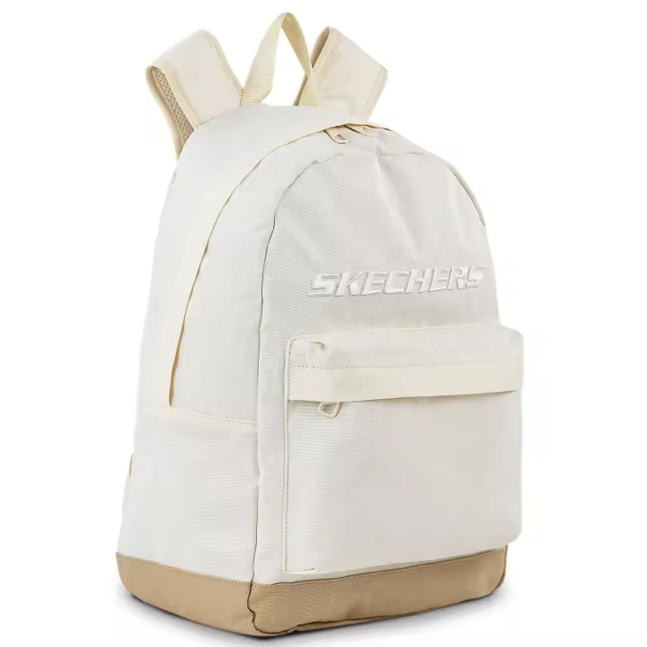 Mochila BLANCA Lisa Skechers Básica 31 x 41 x 15 cm Fabricada en Nylon Licencia Oficial 100% Original - 1