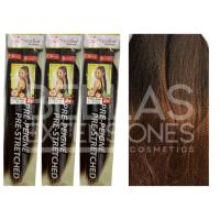 Bellas Extensiones - X-pression Ultra Braid Pre-Peigne / - 100% Kanekalon - (3 paquetes) - DISPONIBLE EN 38 COLORES - Extensión de pelo para hacer trenzas 116,84 cm, 160 g por paquete - Cabello sintetico 100% fibra sintética - Fibra trenzada - details 4
