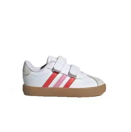 039942 JH3611 VL Court CF. Sneakers Adidas de niños y niñas. Las más bonitas VL Court en suela caramelo. Las tres bandas combinando colores como nunca. - 1