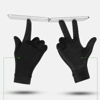 Guantes Táctiles De Hombre Y Mujer Con Fibra De Cobre Y Spandex Para Running Deportes Invierno Cálido Guantes Para Fútbol Senderismo Conducción - details 4