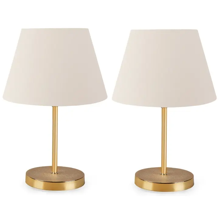 Lámpara de sobremesa WELLHOME - Crema, 22x37 - 1