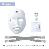 Máscara Facial LED USB Carga 7 Colores Terapia Fotónica Belleza Anti-Edad Rejuvenecimiento Piel Levantamiento Blanqueamiento Cuidado De La Piel - details 14