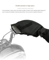 Cubierta De Manillar Para Motocicleta En Invierno Impermeable Y Resistente Al Viento Caliente Y Seguro Para Conducción En Clima Nieve - details 1