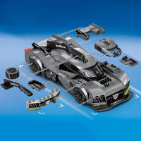 SEMBO Bloques De Construcción De Coche Deportivo Para Niños Modelo De Carreras Off-Road Kit De Construcción De Bloques Para Jóvenes Boys Regalo De Juguetes - details 21
