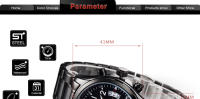 Reloj De Pulsera Deportivo Para Hombre SINOBI Lujo Acero Inoxidable Impermeable Cronógrafo Luminoso Calendario Completo Resistente Al Choque Montre Homme - details 6