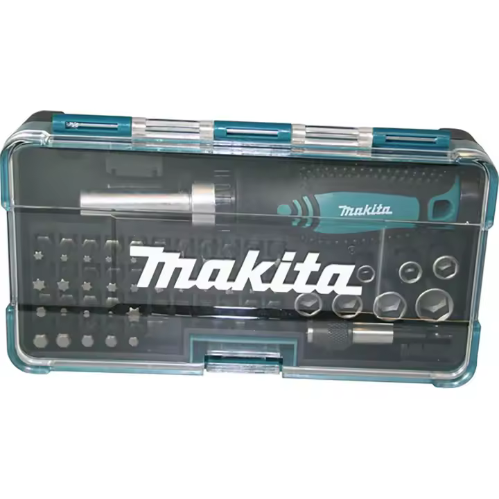 Set de puntas + vasos + atornillador de carraca  Makita - 1