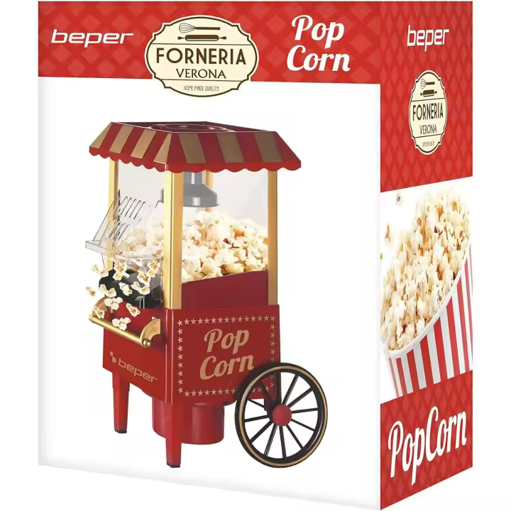 Máquina para hacer Palomitas BEPER BT.651Y Con Carro - 1