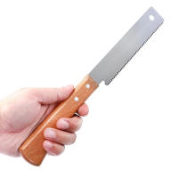 Máscara De Mano Japonesa 12In Con Mango De Madera Antideslizante Sierra De Aplanado Herramienta De Corte De Plástico Para Carpintería - details 3