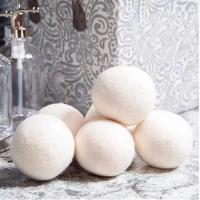 Bolas De Secado Para Lavadora Reutilizables De Lana Accesorios Para Lavandería Naturales Suavizadores De Tela 4/5/6cm Felpa - details 3