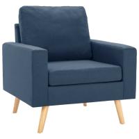vidaXL Sillón de tela Gris claro, Gris oscuro, Marrón Sillon Dormitorio Sillon Comodos Silla Relax Sillón Sofá - details 3