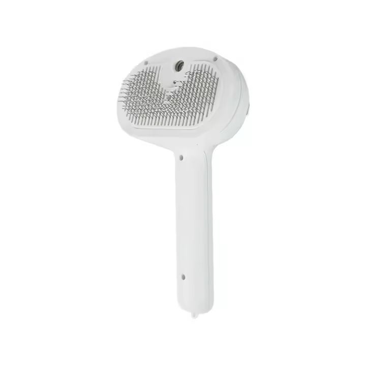 Nueva Cepillo De Aseo Para Mascotas Recargable Por USB Comb De Pelaje Para Perros Y Gatos Eliminación De Nudos Y Pelo Herramientas De Peluquería De Acero Inoxidable - 1
