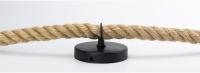 Lámpara Colgante Vintage De Hilo De Jute MANVIV Luz Pendente Industrial E27 Para Interior Estilo Retro Para Sala De Estar/Bar/Loft - details 4