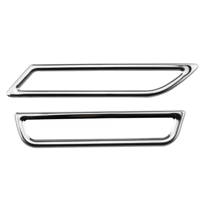 2Pcs Pegatinas De Salida De Aire Del Coche Para Volkswagen VW Golf 7 7.5 MK7 MK7.5 2013-2019 LHD Accesorios De Cubierta De Aire Acondicionado - 1