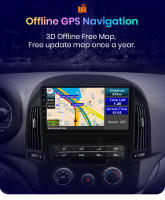 AWESAFE inalámbrico CarPlay Android Auto Radio para Hyundai I30 2006 2007 2008 2009 2010 2011 coche reproductor multimedia GPS 2 din autoradio volante controles RDS Bluetooth - details 11