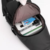 Bolsa De Pecho Antirrobo Para Hombre Pequeña Impermeable Con Malla De Almacenamiento Bolsa Transversal Deportiva Para Viajes Con Bolsillo Para Móvil - details 36