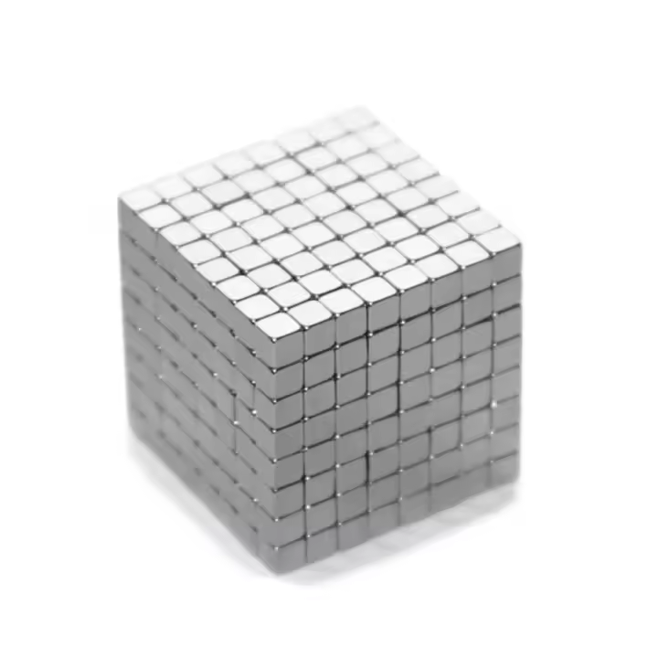 Juego de imanes para hacer figuras y estimular creatividad y concentración, kit de cubos magnéticos imantados para construcciones para niños y adultos - 1