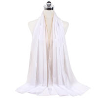 Nueva Elegante Bufanda De Mujer 2023 Modesta En Chiffón Sólido Tamaño Grande Abrazadora Para Cabeza Y Cuello Protección Solar Estilo Fashion - details 27