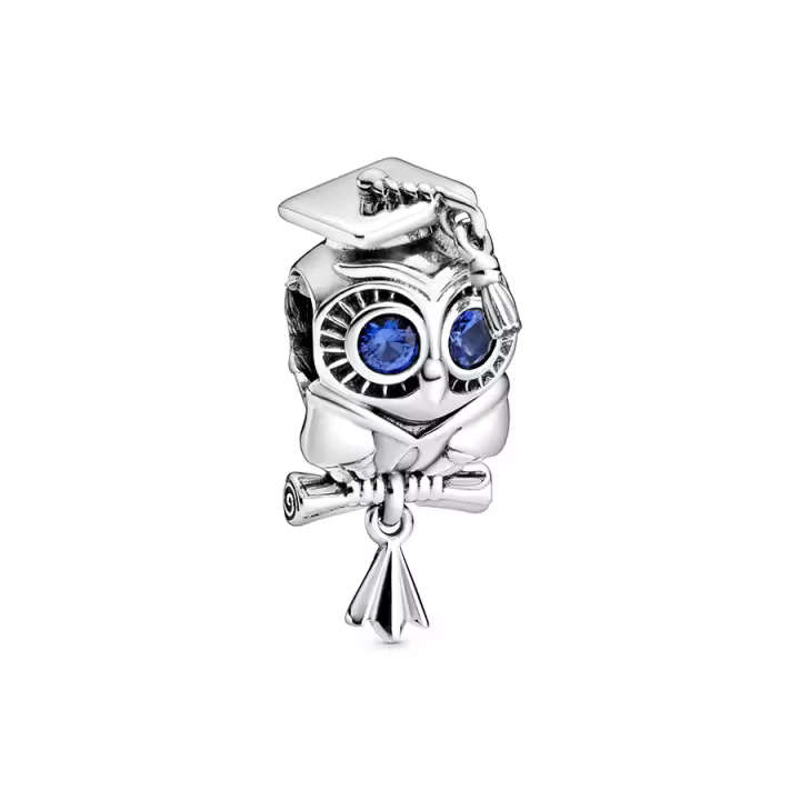 Pandora Pandora Charm en plata de ley Buho Sabio 798907C01 , para Mujer - 1