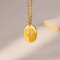 Collar Colgante Ojo Maléfico De Zirconia Para Mujer Acero Inoxidable Color Oro Joyería Turca Aesthetic Trend 2024 Regalo Lucky - details 0