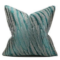 Cubierta De Cojín Moderna En Verde Arte Nórdico Para Sala De Estar Y Cama Estilo TWILL Poliéster/Celulosa Bordado Personalizado - details 7