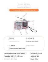 Radio AM/FM/SW portátil operado compatible con interior, exterior y Uso DE EMERGENCIA - details 5