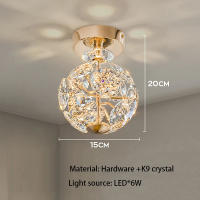 Lámpara Colgante De Cristal K9 Para El Dormitorio Luz Francesa De Lujo Para Barra De Restaurante Y Ambiente De Dandelion - details 14