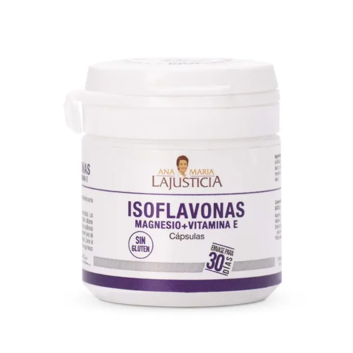 Ana María Lajusticia - Isoflavonas con Magnesio y Vitamina E  Equilibrio Hormonal y Bienestar Óseo  30 cápsulas - 1