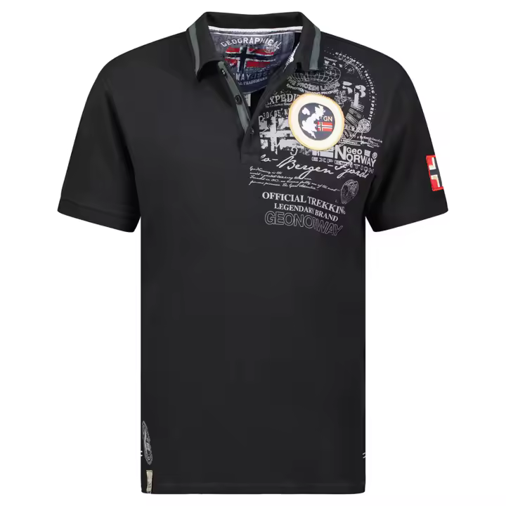 Geo Norway-Polo de manga corta SY1357HGN para Hombre - 1