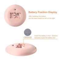Espejo De Maquillaje Portátil LED 3.5 Pulgadas Compacto Doblesided Plegable Para Bolso Con Luz De Mano Y Aumento 3x - details 9